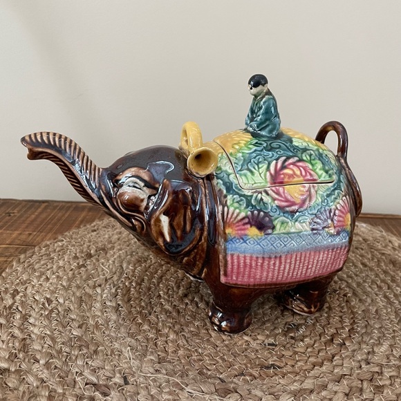 Vintage Other - Vintage Banko Ware Japanese Buddha Elephant Teapot❤️🫖